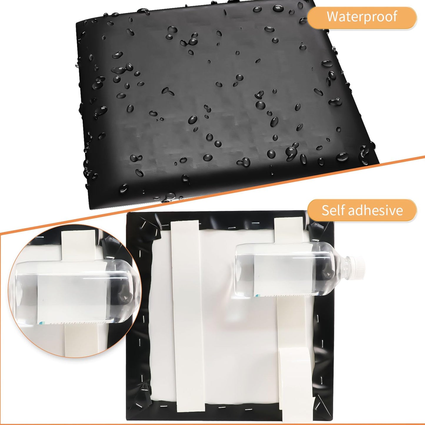 Umedol 3D Anti-Collision Wall Padding for Kids, Black Peel and Stick headboard Panels, Self-Adhesive Headboard Panels for Wall, Bedroom/Living Room Upholstered Wall Panel(12 Pack -11.8" x 11.8")