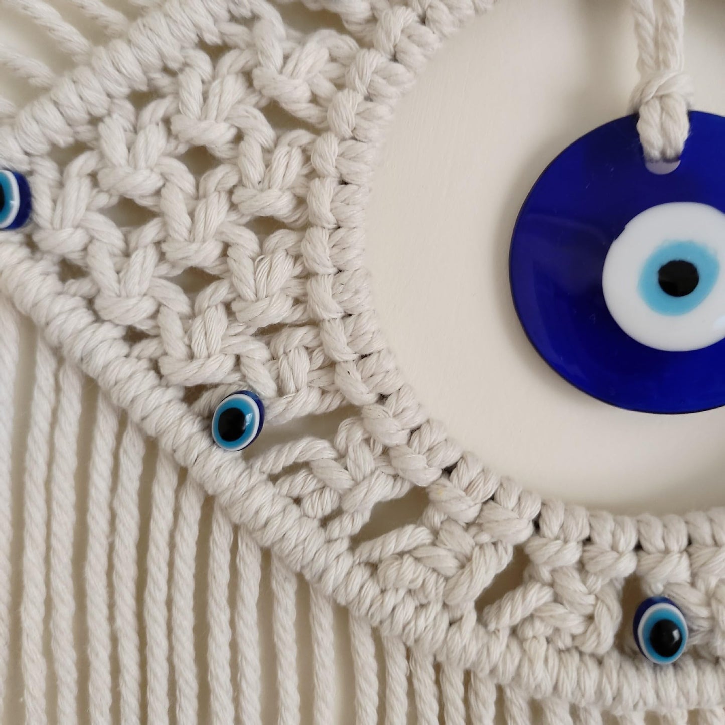 Yeaco Boho Style Handmading Wall Decor with Evil Eye Dream Catcher