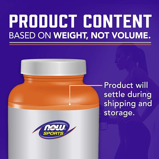 NOW Foods Sports Nutrition, Creatine Monohydrate Powder, Mass Building*/Energy Production*, 2.2-Pound