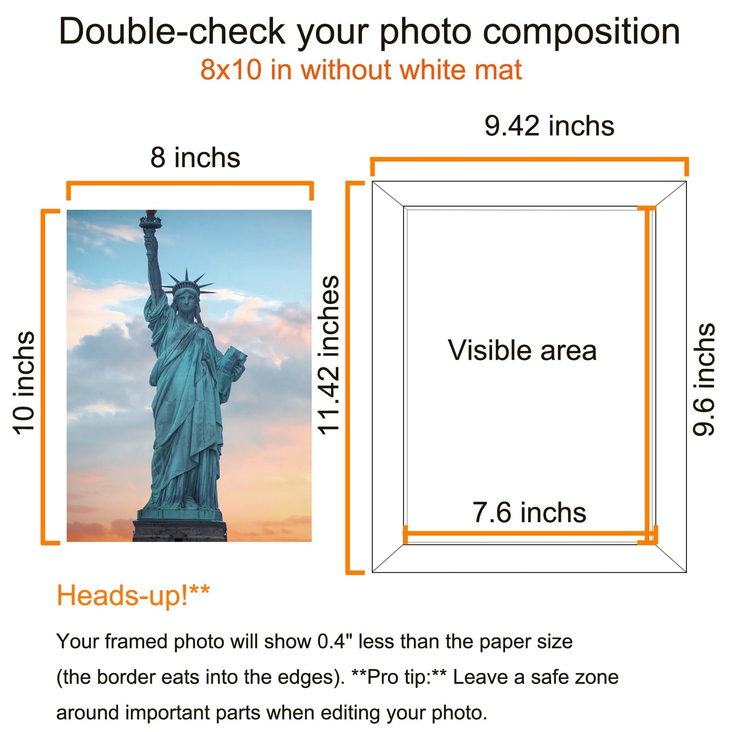 SESEAT 8x10 Picture Frame Rustic Brown, Display Pictures for Wall and Tabletop, 1 Pack
