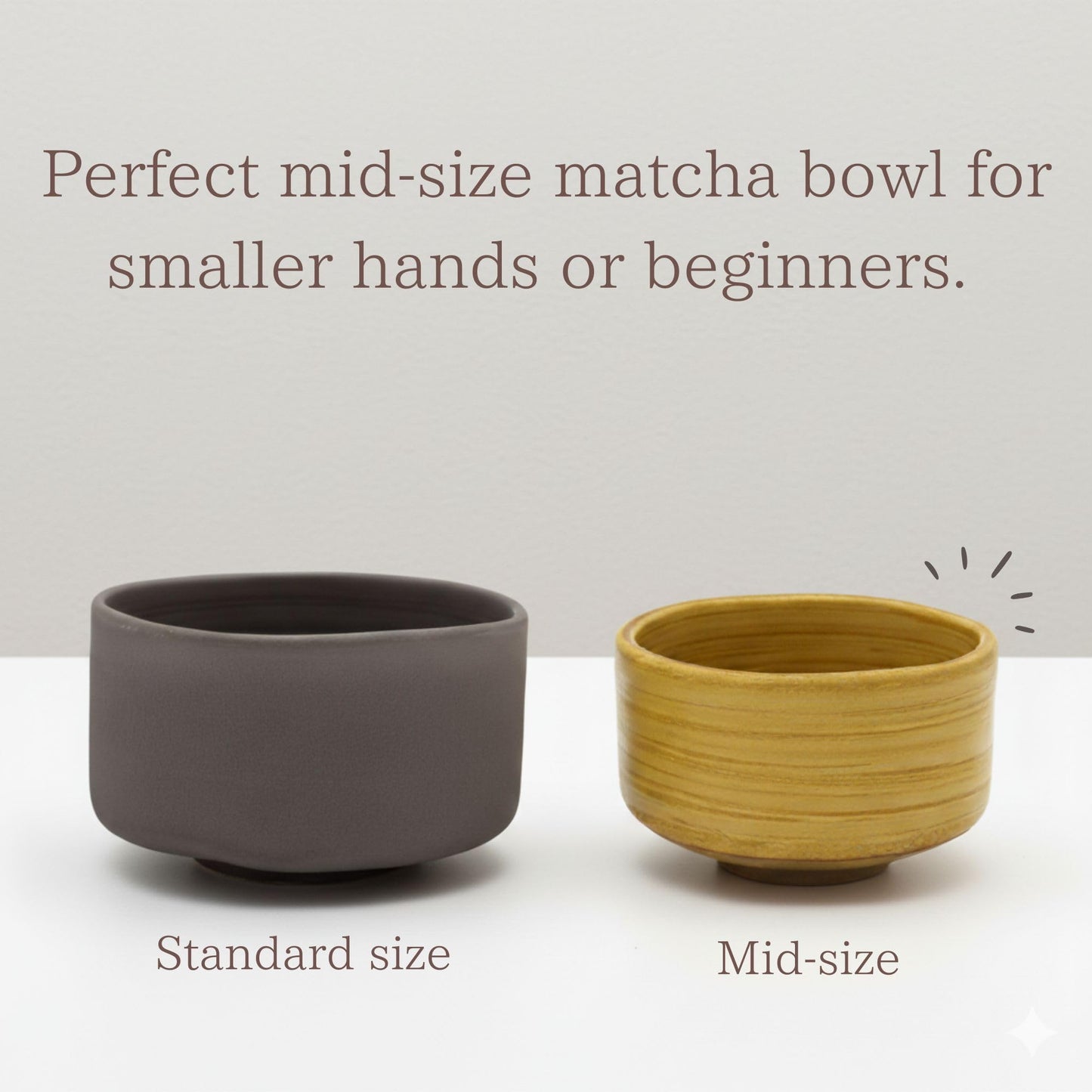Product of Gifu Japan Ceramic Matcha Bowl, Handmade Chawan Japanese Green Tea Cup, Matcha Mixing Bowl, 400ml 13.6 oz, Brush Stroke Pattern, Black