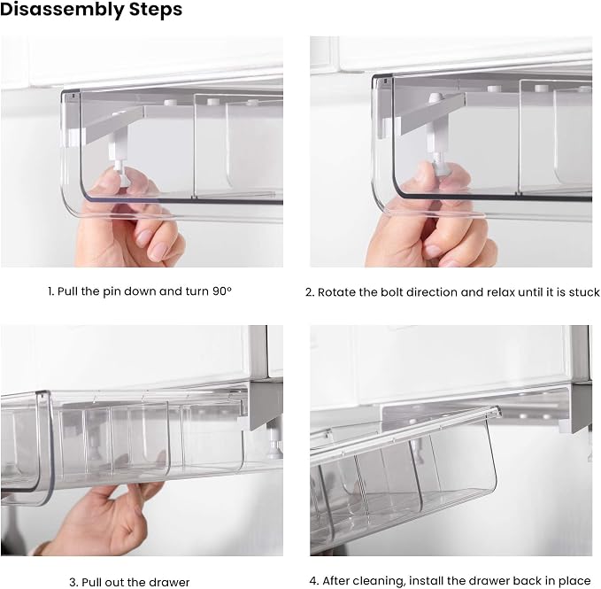 vacane Compact-depth Under Shelf Basket Organizer, Under Shelf Storage Drawer Pull Out, Under Cabinet Basket Hanging Holder for Cupboard Cabinet Pantry Kitchen, Add-on Space Saver
