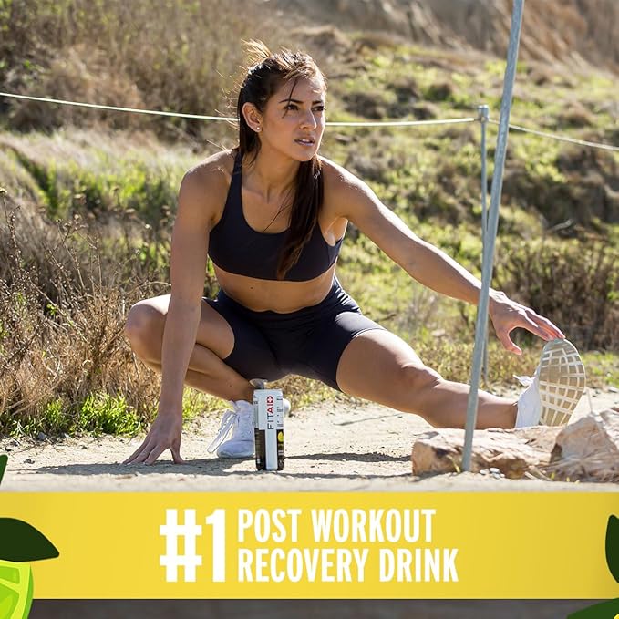 FITAID Zero, 5 Calorie, Number 1 Post-Workout Recovery Drink, Sugar Free, Keto Diet, BCAAs, Quercetin, Glucosamine, Green Tea, 12 Fl Oz (Pack of 24)