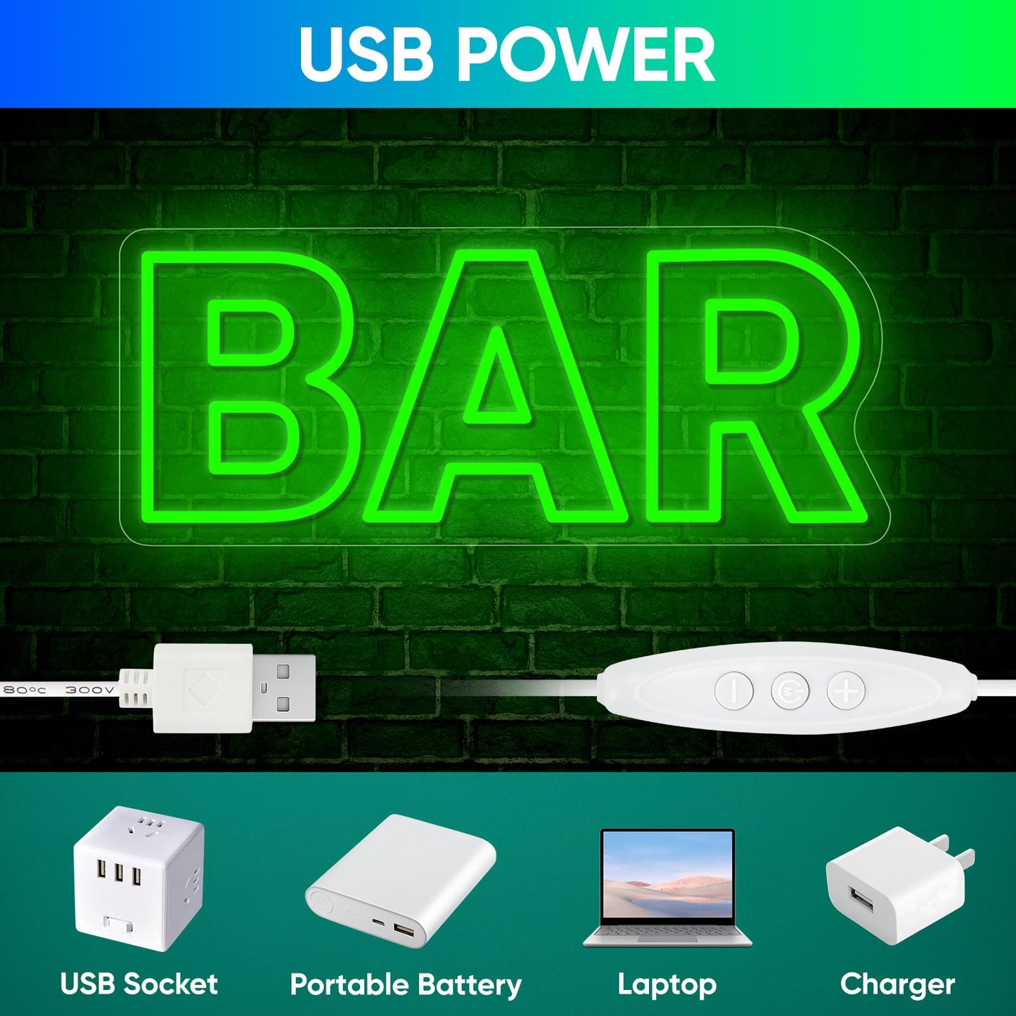 Led Neon Bar Signs for Home Wall Decor, Light up Bar Sign Decorations for Home Living Rooms, Suitable for Speakeasy Backyard Basement Garage Small Wedding Decor.