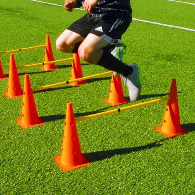 Hurdle Ladder Triangle Marker Cone Pad Disk Hurdle Multifunctional Set