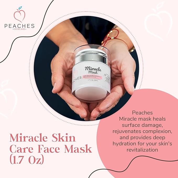 Hydrating Face Mask with Beeswax, Avocado Oil, Pumpkin, and More ??Gently Removes Dead Skin Cells ??Miracle Mask (1.7 oz)