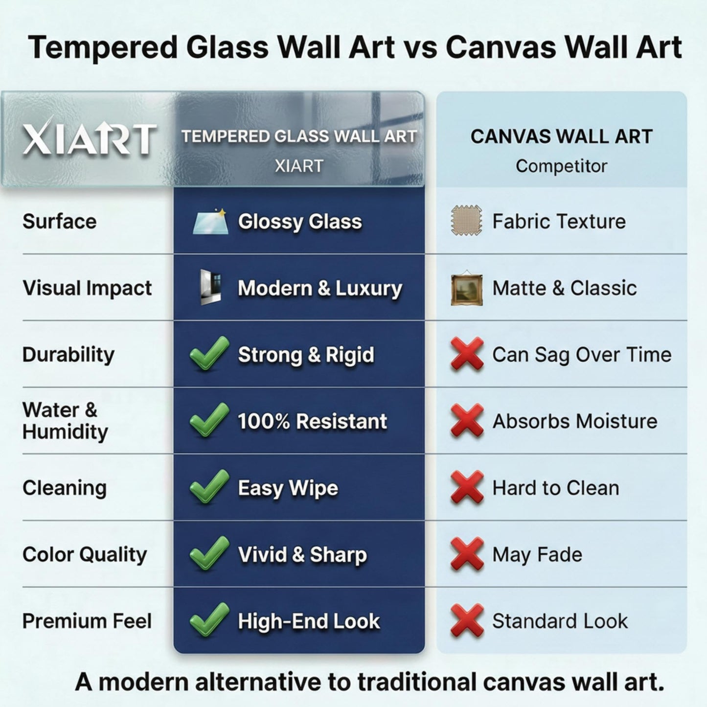 XIART Abstract Black and White Cat Tempered Glass Wall Art, Modern Surreal Optical Illusion Frameless Decor, Large Glossy Animal Print for Living Room, Bedroom & Office