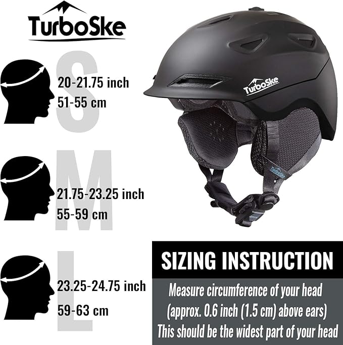 Ski and Snowboard Helmet - Active Ventilation, Audio Compatible Snow Sports Luxury Helmet With ASTM Standard Safety for Men, Women and Youth