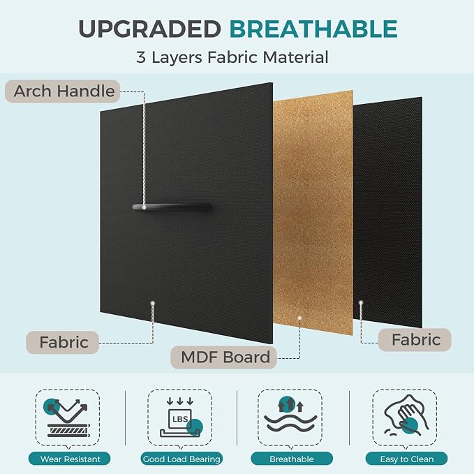 OLIXIS 5 Drawer Dresser for Bedroom, Closet Chest Organizer Furniture, TV Stand for Living Room Hallway, Wide Fabric Storage Tower with Wooden Top and Metal Frame, Black