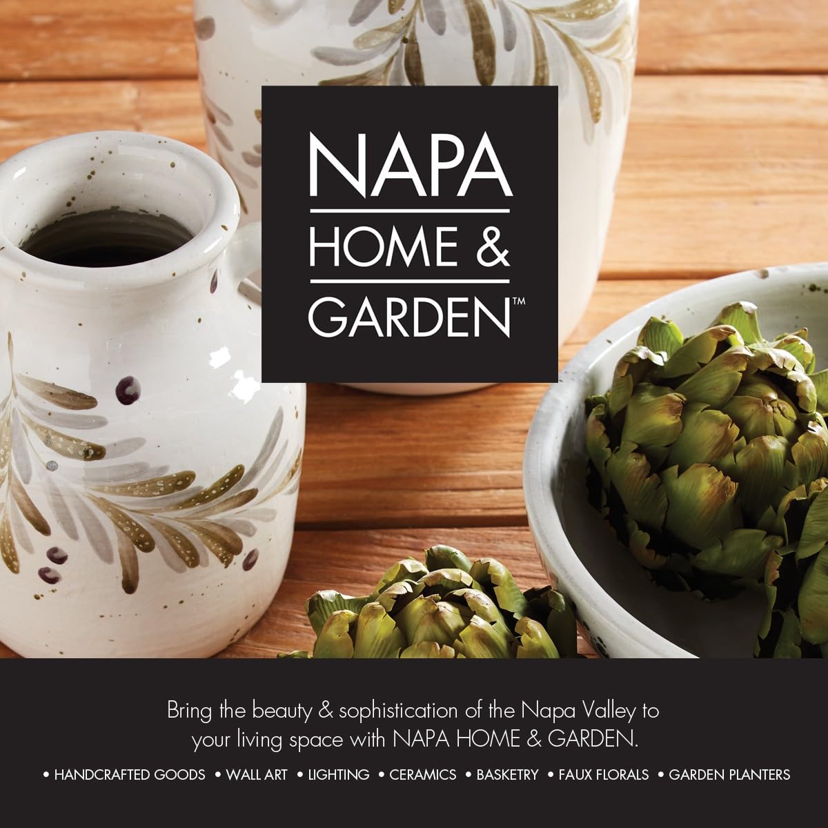 Napa Home & Garden Koa Wide Lidded Ginger Jar Small - Navy Ceramic Handcrafted Small Blue