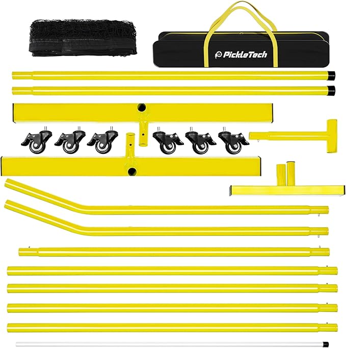 Portable Pickleball Net - 22 FT USAPA Regulation Size, Applies to Indoor & Outdoor & Driveway, Pickle Ball Net System with Carrying Bag