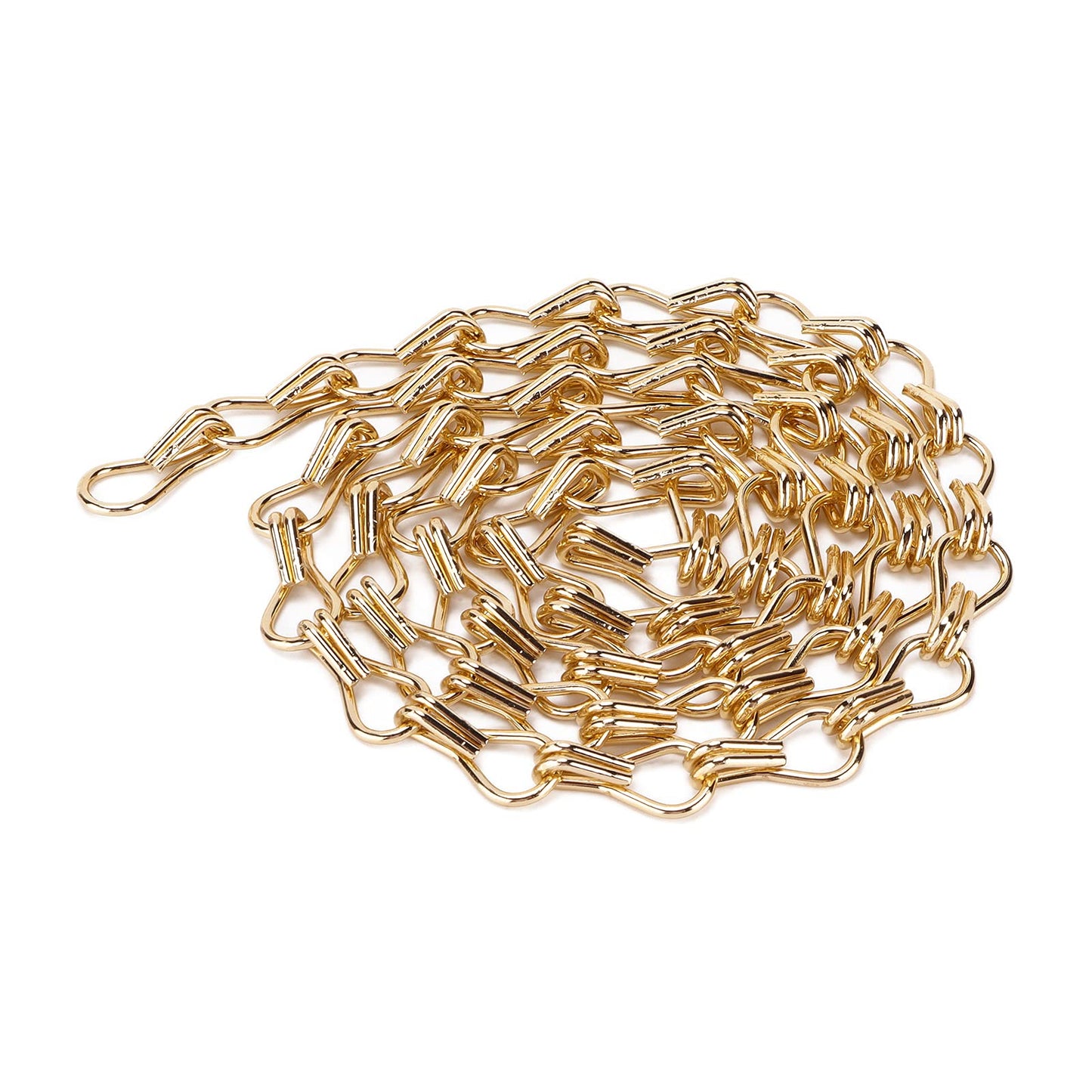 Watris Veiyi 2PCS Decorative Chain, Hanging Gold Chain, DIY Chandelier Decor Chain, Metal Chain for Home Office Decorative (2m/78.74in)