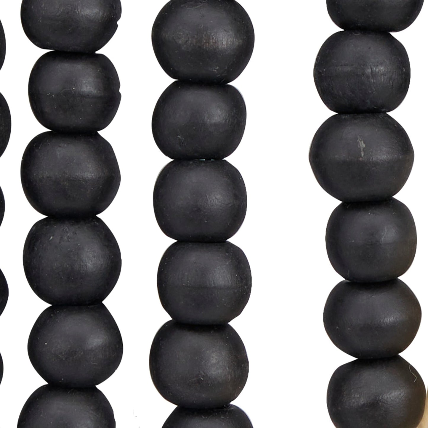 Deco 79 Wood Macrame Home Wall Decor Beaded Wall Sculpture with Fringe Tassels, Wall Art 26" x 1" x 35", Black
