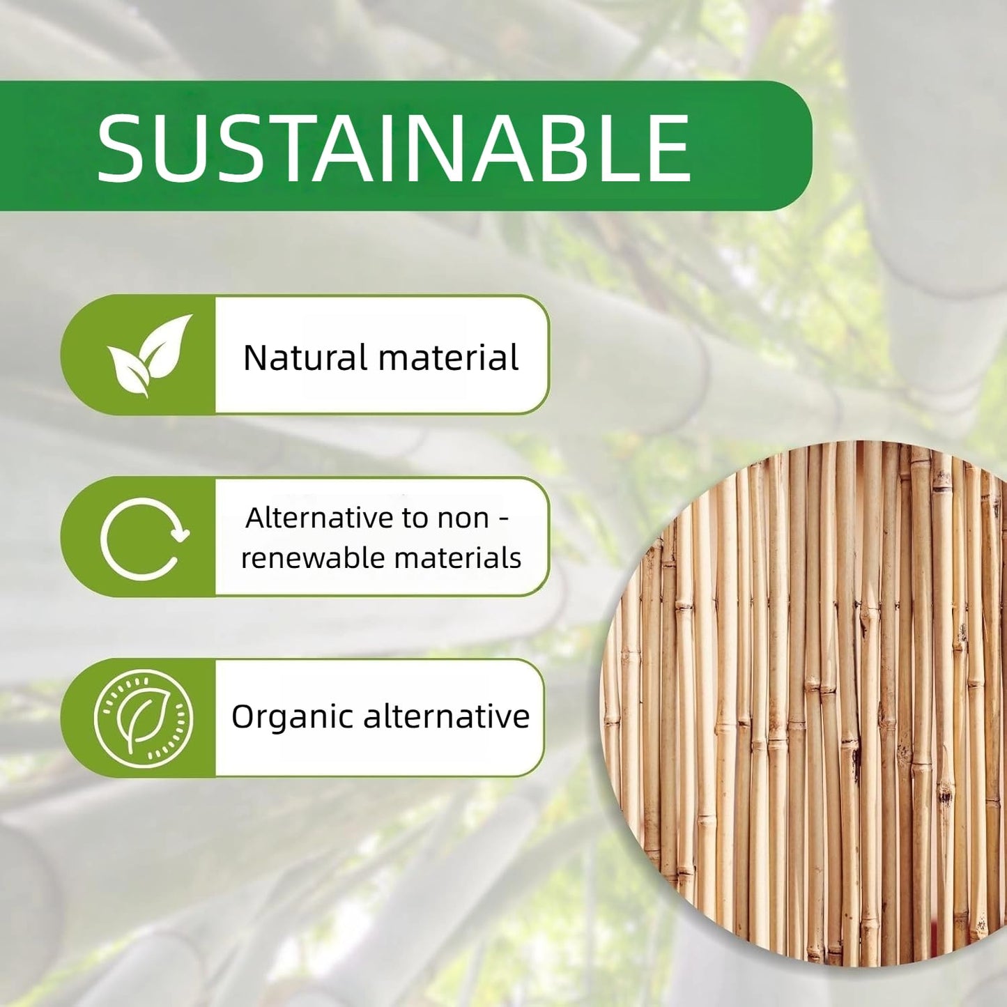6 Ft Bamboo Stakes with 100 Twist Ties Natural Bamboo Garden Stakes for Tomatoes Cucumber Grapes Pole Beans Trees Potted Dahlia Flowers and Climbing Plants - Pack of 20 Bamboo Sticks