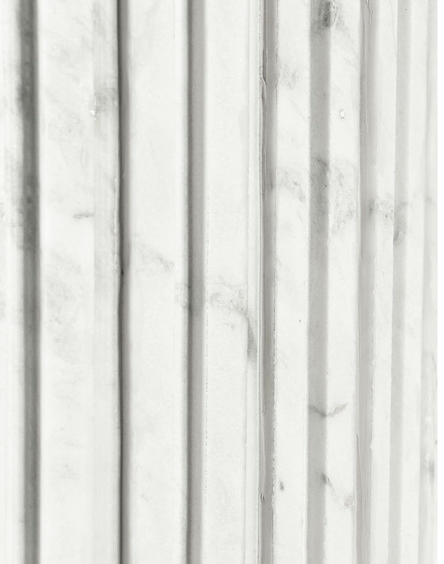 Meridian Furniture 248White-DT48 Genoa Collection Art Deco Dining Table with Handcrafted Genuine Marble, White Marble with Light Grey Veining, 48" W x 48" D x 30" H, White