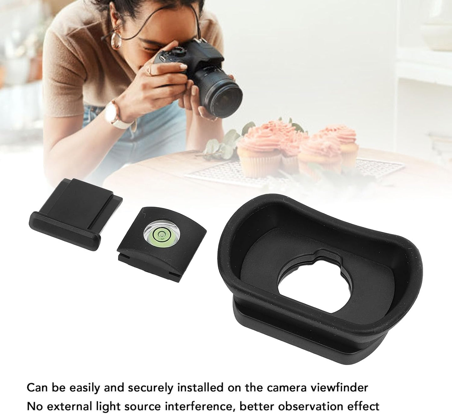 3 Set GFX100II 100 XH1 XH2S GFX50S T5 T4 T2 Pilipane Pcs Camera Viewfinder Eye Cup Hot Shoe Cover and Bubble Level