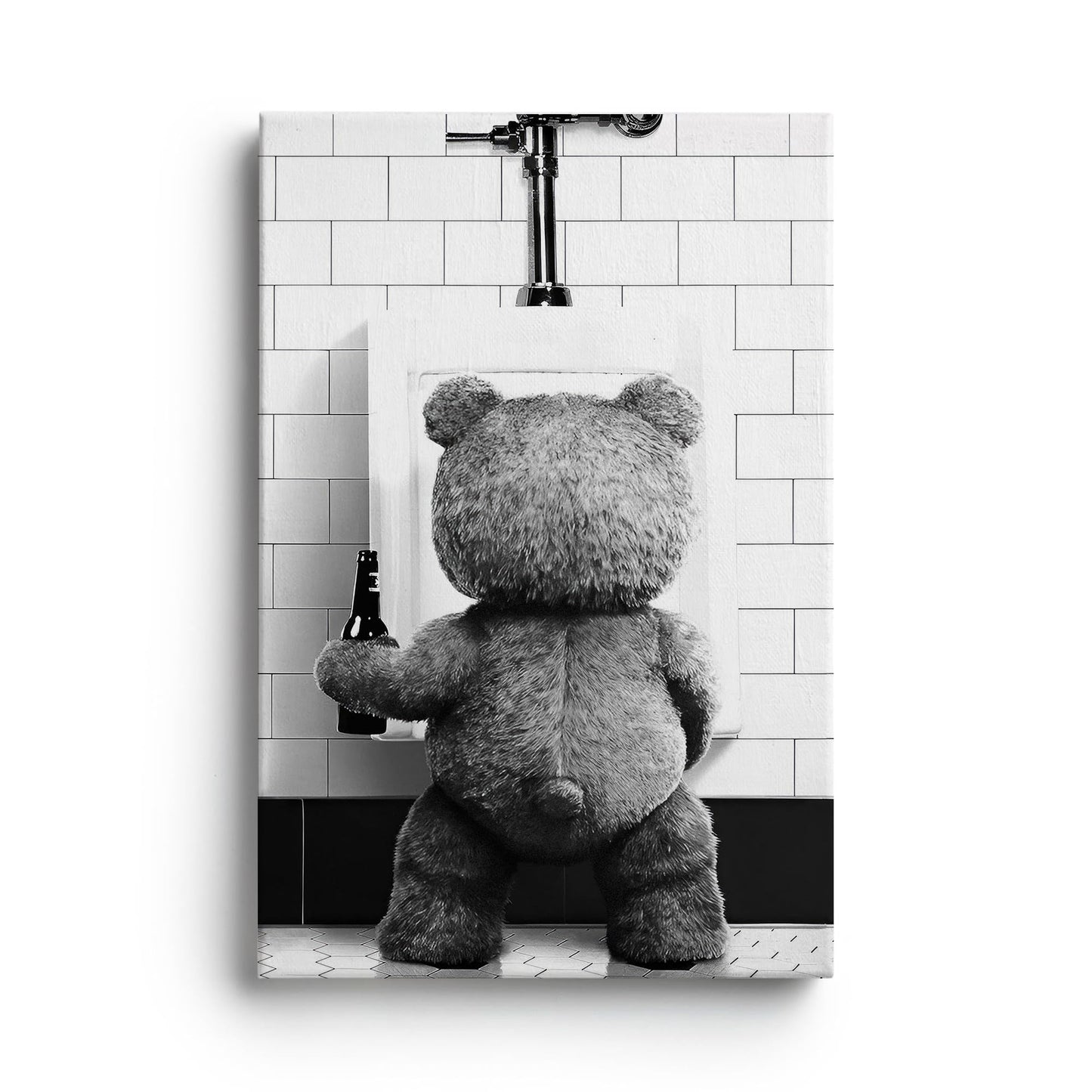 DIHSIEG 12x16 Canvas Wall Art funny bathroom wall art Print Poster Vintage Poster Frameless Floral Can be hung on the Wall Heal Your Heart poster Wall Art Canvas