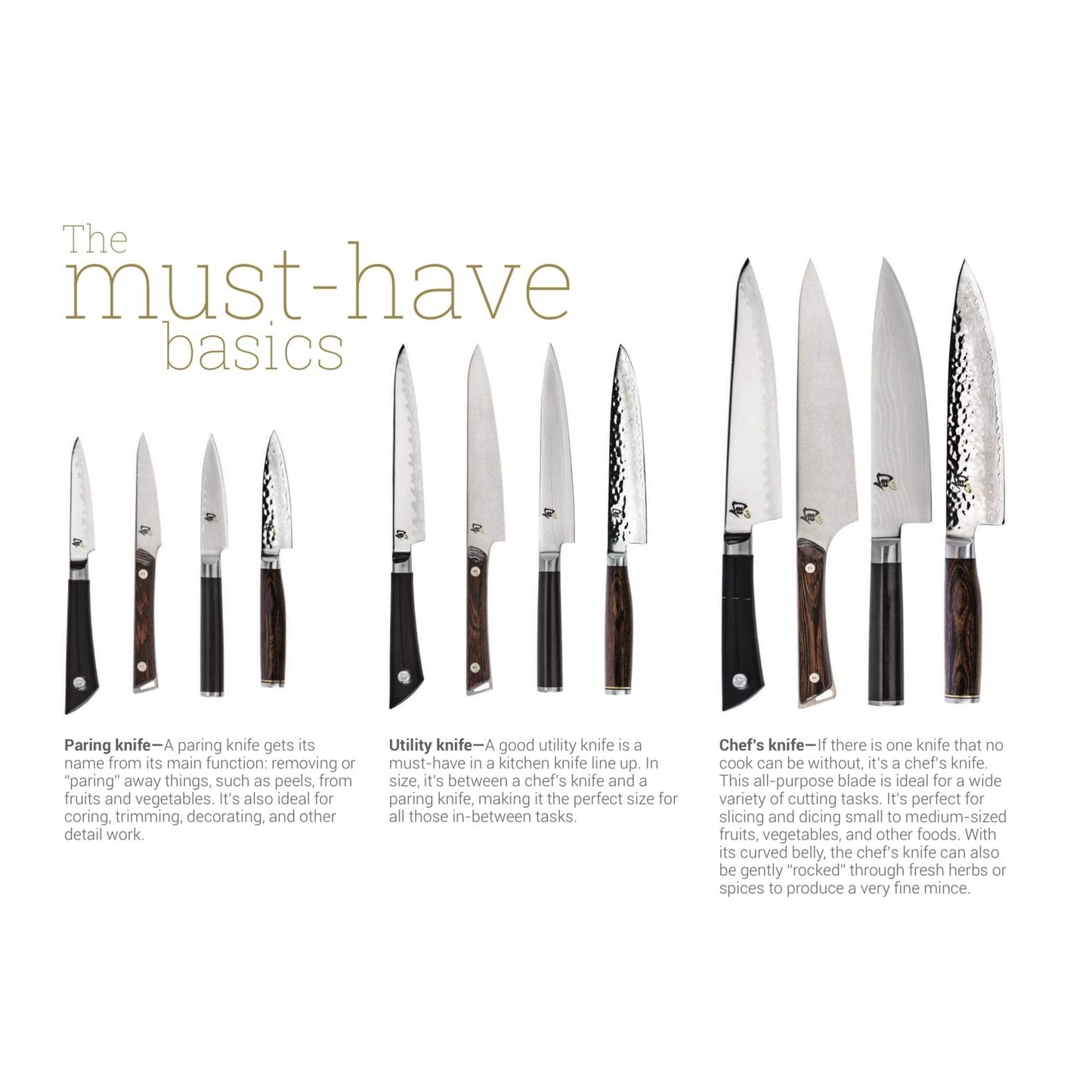 Shun Sora 5 Pc Student Knife Set