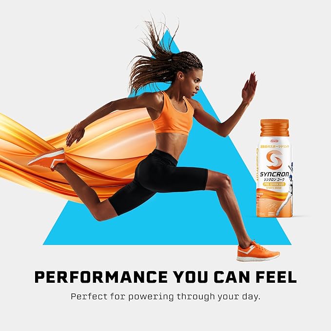 Syncron Pre Workout Sports Drink Endorsed by Shohei Ohtani, Aluminum Bottled, Sugar Free Pre Workout with L Arginine, L Citrulline & BCAAs for Athletes & Training, Watermelon Kiwi, 6 Pack, 2 oz