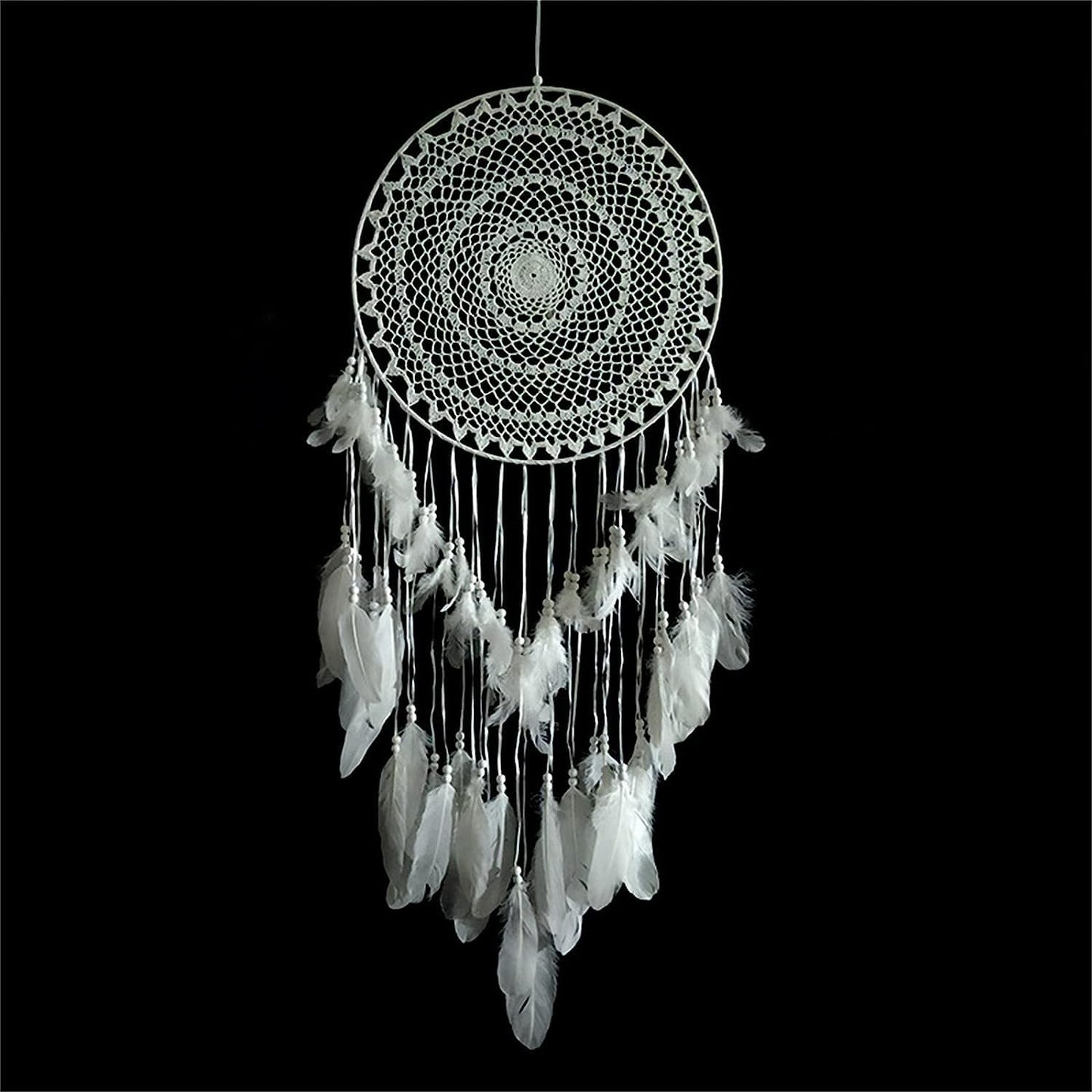 EDMISU Large Dream Catcher Feather Tassel Decoration Woven Wall Hanging Home Decor Bedroom Living Room Wedding Party