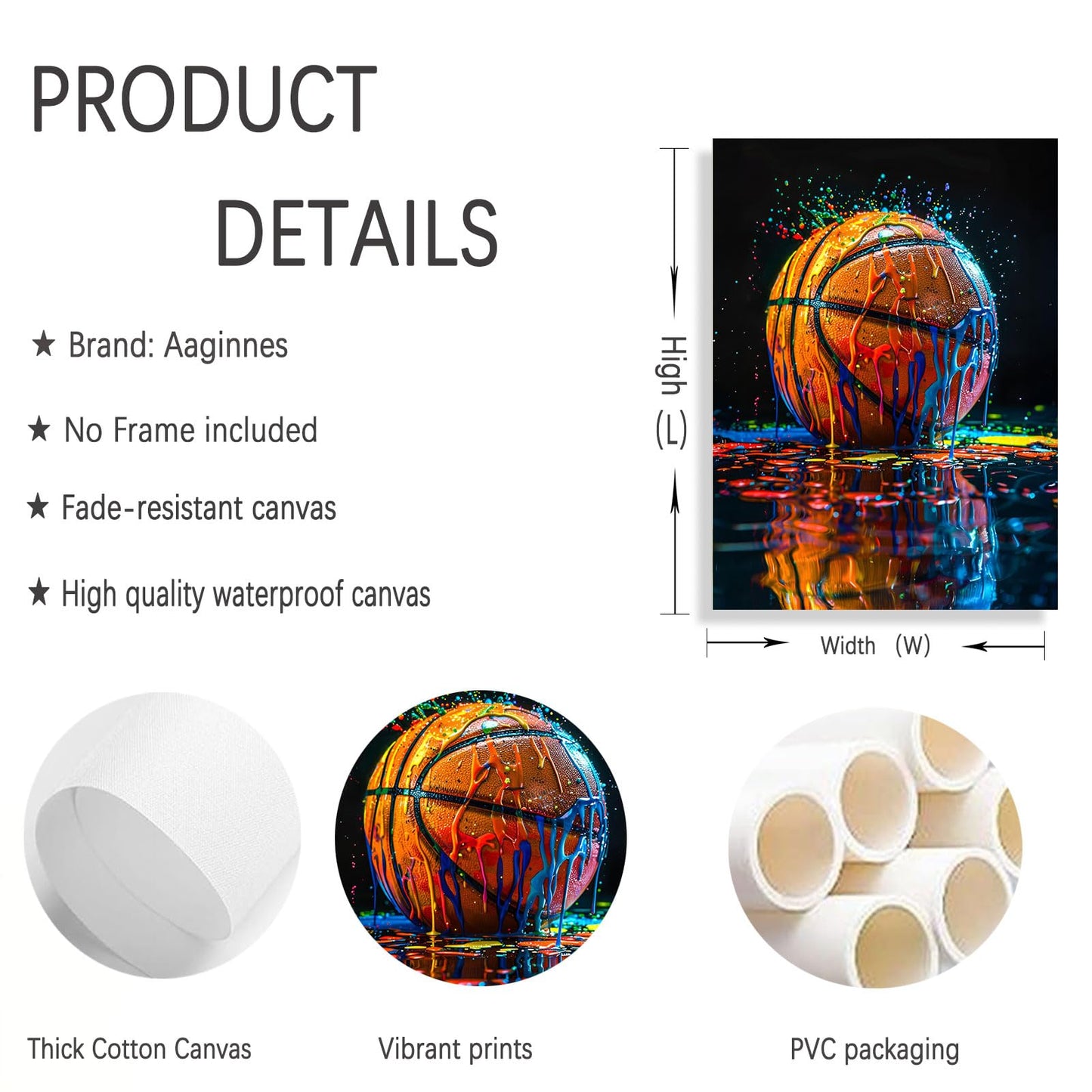 3Pcs Graffiti Sports Canvas Wall Art Boys Room Rustic Football Baseball Rugby Wall Decor Picture American Football Painting Posters Prints for Nursery Playroom Living Bedroom Decoration No Frames