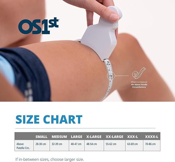 OS1st KS7 Performance Knee Brace with Compression Zone Technology?“Stabilizing Knee Sleeve for Pain Relief, Patella Support, Running, Arthritis, Men & Women