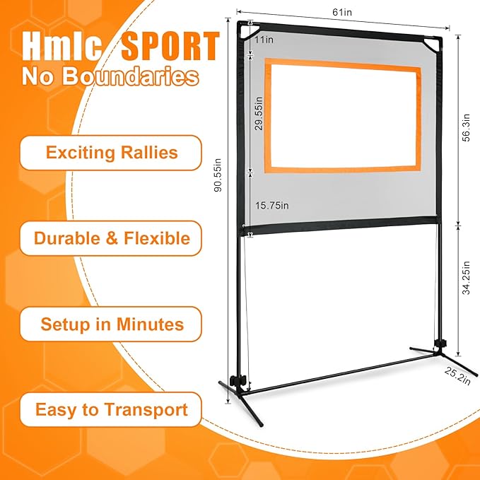 Portable Paddle Game with Net - Similar to Badminton, Tennis and Pickleball Set - Indoor & Outdoor Play Fun and Friendly Backyard Games for Family