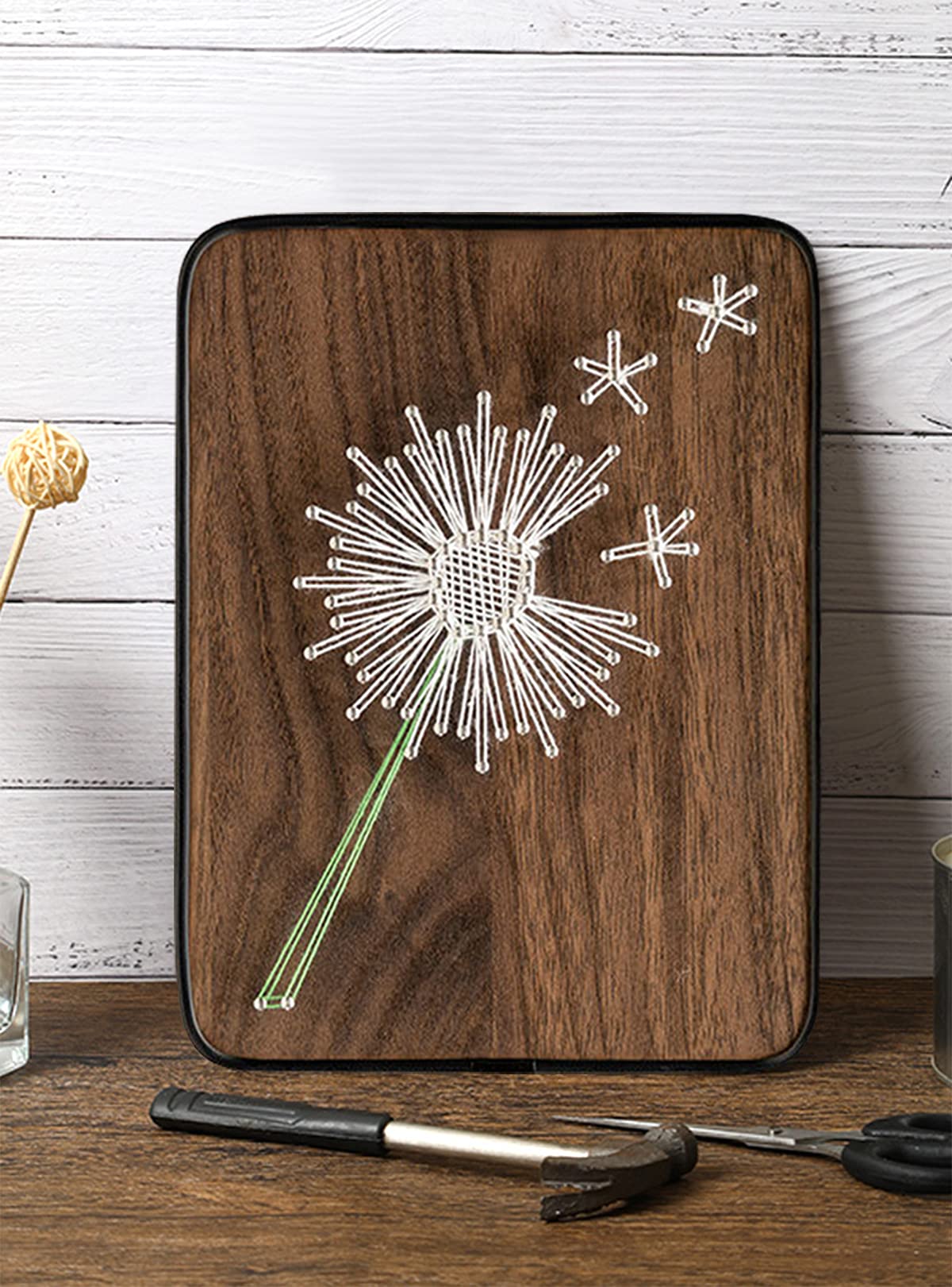 BAZIMA DIY String Art Kit for Beginner,Unique Gift, DIY Dandelion Craft Kit,Craft Kit for Holidays