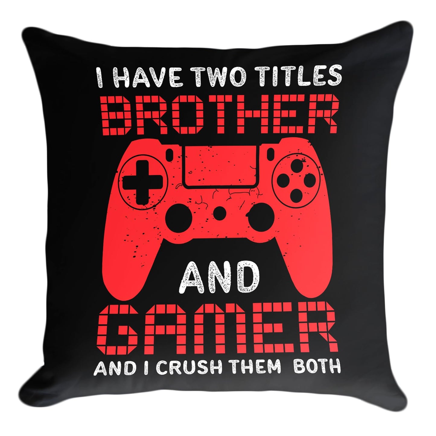PreLiving Funny Gaming Throw Pillow Cover, Gamer Gifts for Teenage Boys, Gift for Grandson Son, Kids Boys Gaming Room Decor, 18 × 18 Inch(No Insert Inclued