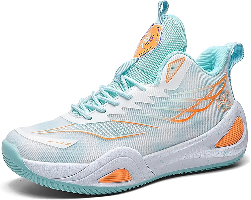 CJSPORX Women Men Basketball Shoes Breathable Men Non Slip Outdoor Fashion Unisex Sneakers