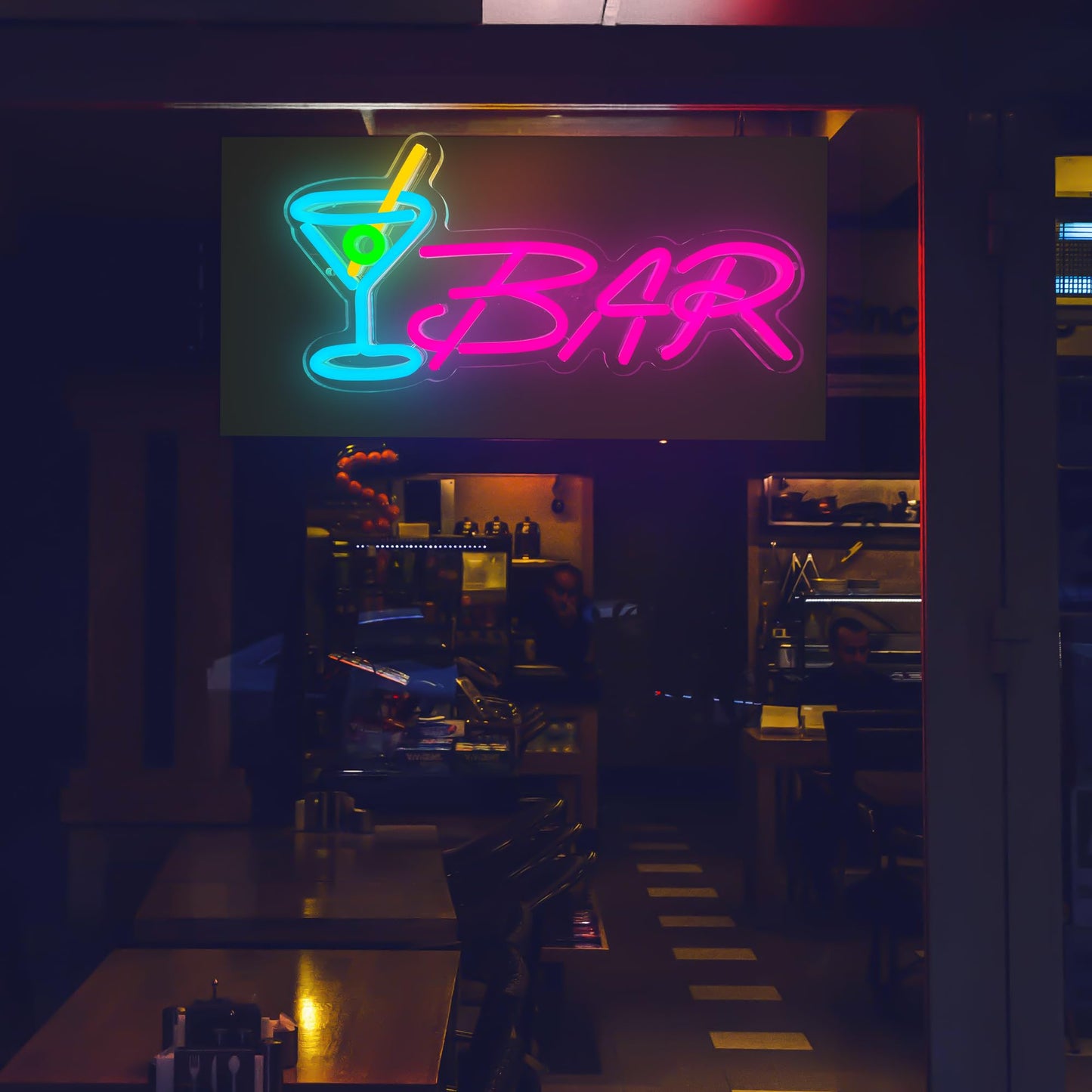 Bar Neon Sign Neon Bar Signs for Home Bar LED Lights up Beer Signs for Party Wall Decor Man Cave Neon Light for Bar Pub Restaurant Christmas Gift, LED Business Bar Signs