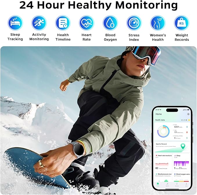 Ultra-Thin Smart Ring for Women Men,Sleep Tracker Ring with Heart Rate, Waterproof Fitness Ring for Activity Monitoring/Steps/Calories,No Subscription Fee,for iSO & Android (Glod,11#)