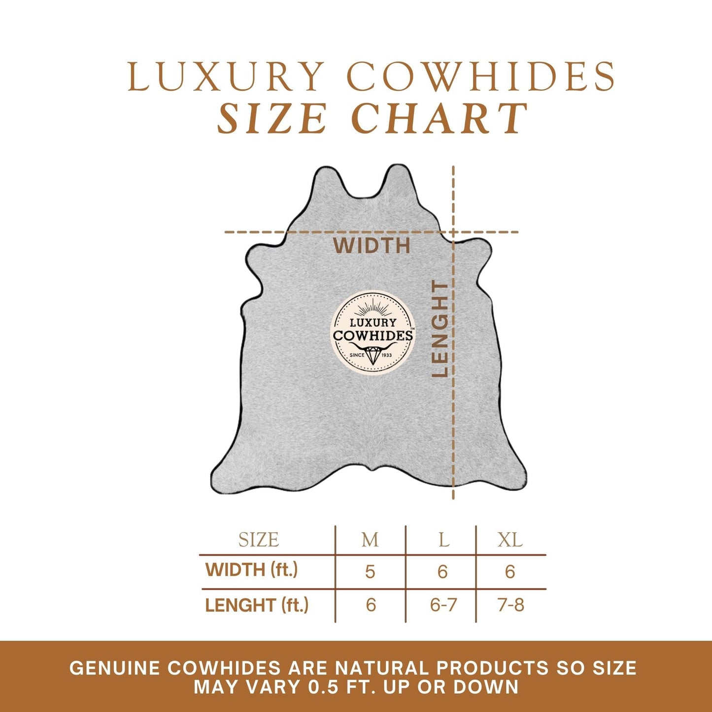 Sunshine Cowhides 100% Genuine Metallic Silver On Off White Cowhide Rug - Modern Style Animal Skin Rug & Floor Carpet for Living Room, Bedroom, Kitchen & More - Extra Large (6x7-8 Ft.)