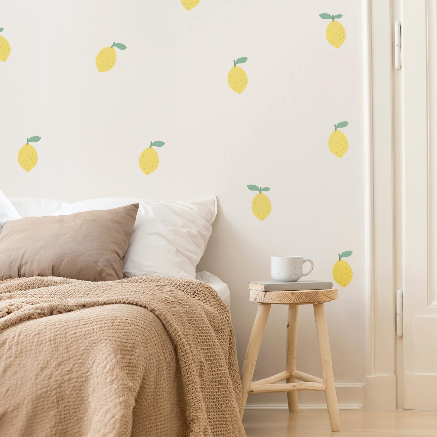 Teddylabels - Lemon Wall Decals - Easy-to-Apply & Removable Wall Stickers: Transform Your Toddlers Bedroom with Durable, Vibrant Peel-and-Stick Wall Decor – Stickers for Kids