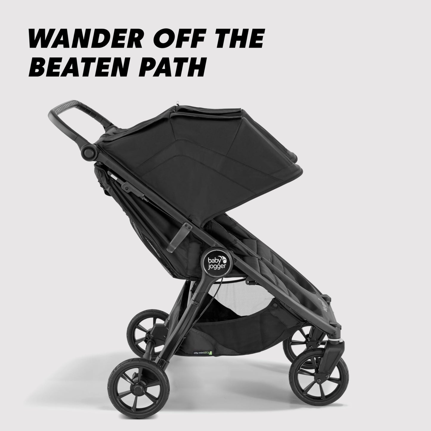 Baby Jogger® City Mini GT2 All-Terrain Side by Side Double Stroller, Twin Stroller for Newborns and Toddlers, Compatible with Britax, Cybex, Graco, and Maxi Cosi Infant Car Seats, Jet Black