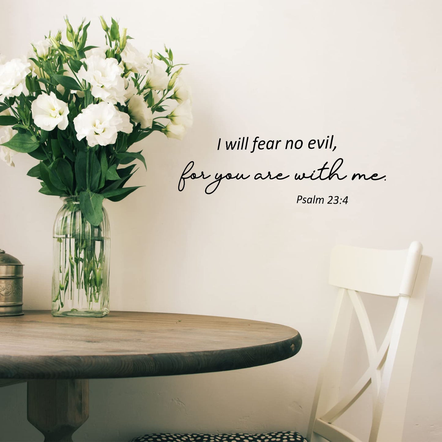 BBTO Bible Verse Wall Stickers Inspirational Quote Wall Decals Religious Motivational Scripture Sticker Peel and Stick for Bedroom Living Room Office Bathroom(We Love Because He First Loved Us)