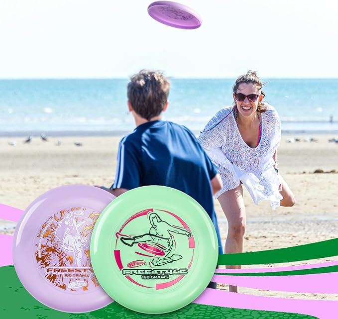Wham-O Frisbee Ultimate Training Disc, Sports Flying Disc 160g, 10.5 Inch Durable and Flexible Compedition Disc for Outdoor Beach Backyard Family Fun