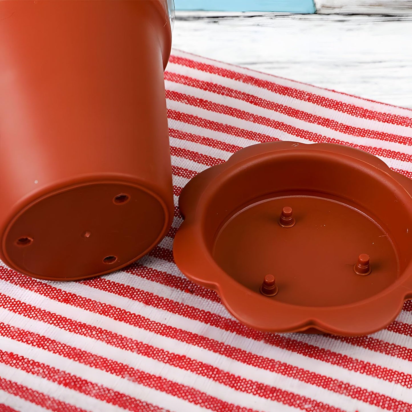 20 Pcs Nursery Pots with Humidity Dome, Cupcake Plant Nursery Pots with Bring A Plate and Shovel, Planting Cups for Seeds for Indoor Gardening and Plant Propagation
