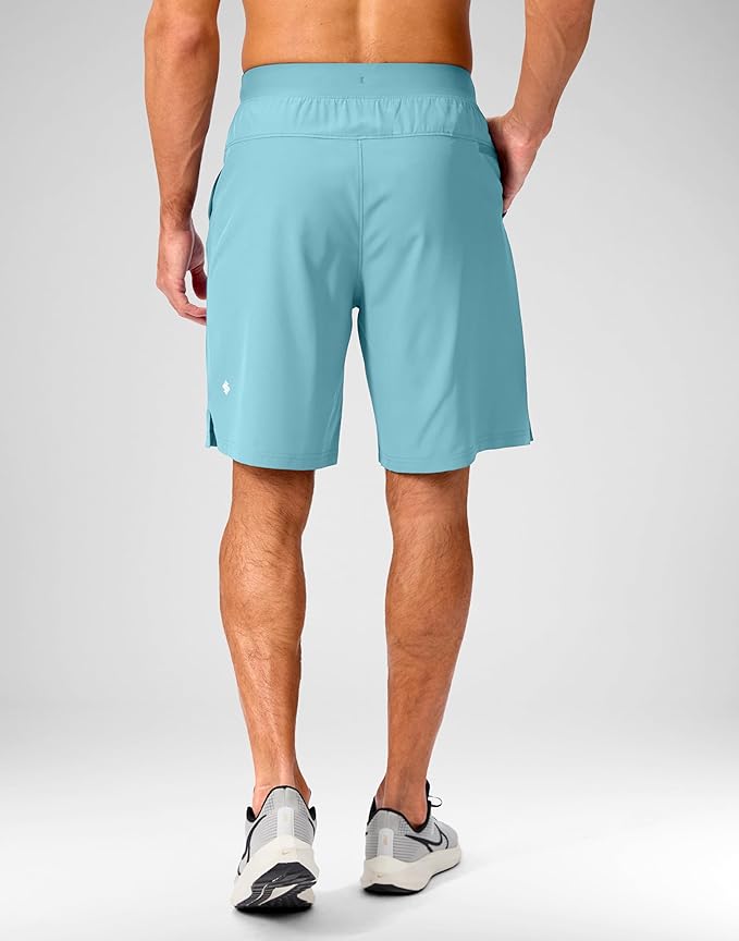 Men's Running Shorts with Zipper Pockets 9 Inch/ 7 Inch / 5 Inch Lightweight Quick Dry Gym Workout Athletic Shorts for Men(5 inch0