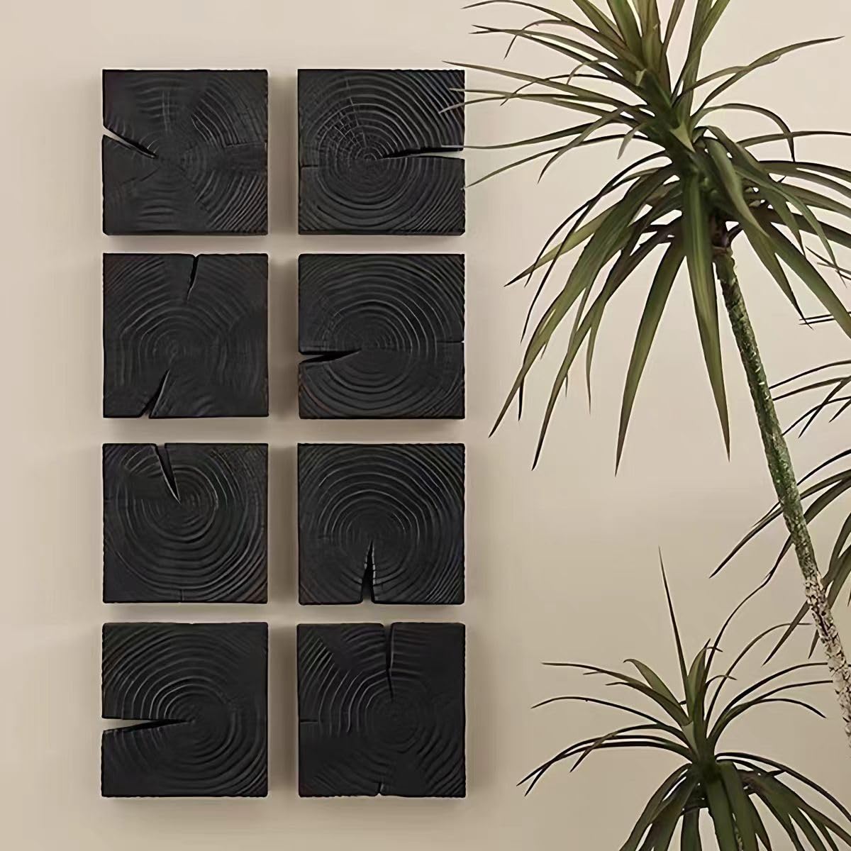 NAHARO Rustic Wood Wall Art–Farmhouse Style Wooden Wall Hanging Decor for Living Room, Bedroom, or Office – Handmade Eco-Friendly Pine Wood Ornaments