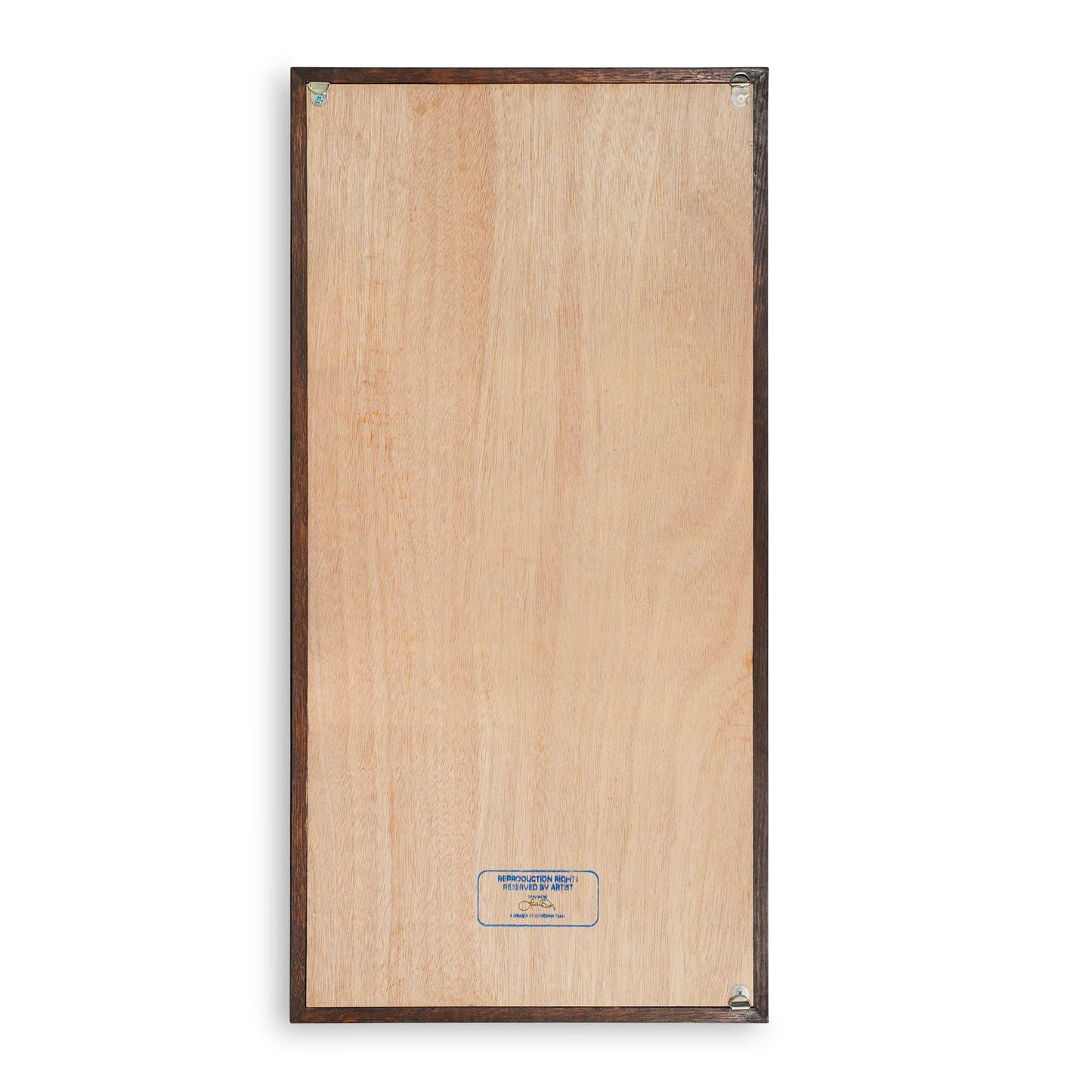 CONSDAN Wood Wall Decor | USA Grown Hardwood, Rustic Wooden Wall Art, Home Decorations for Living Room and Bedroom Aesthetic, Framed and Ready to Hang, Rustic, 36" x 18"