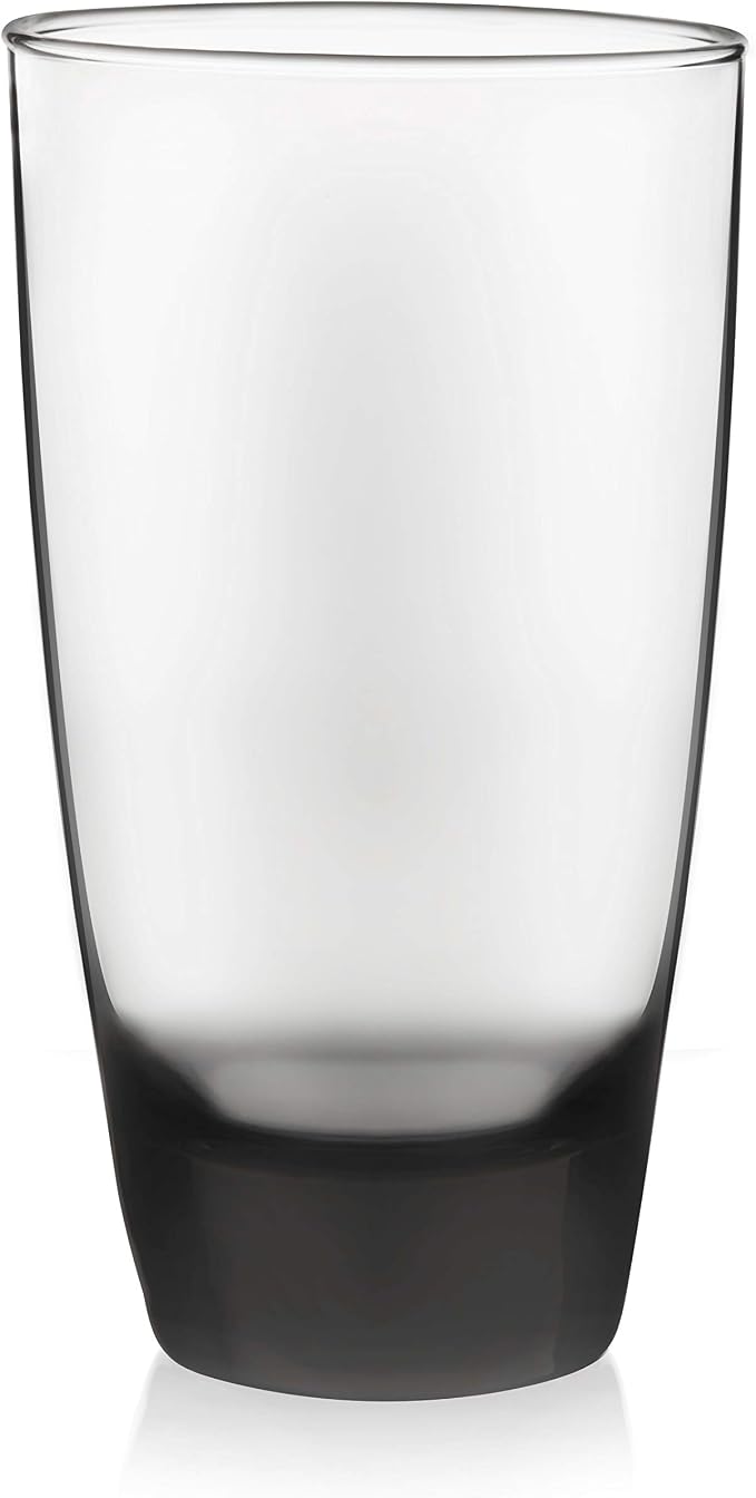 Libbey Classic Rocks and Tumbler Glass Cups Set, Elegant Mixed Drink Glasses Set with Modern Clean Lines, Dishwasher Safe Drinkware Set of 16