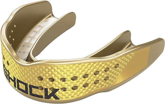 Shock Doctor Sports Mouth Guard, Breathable Low Profile Custom Fit, Basketball, Football, Lacrosse, Hockey & More