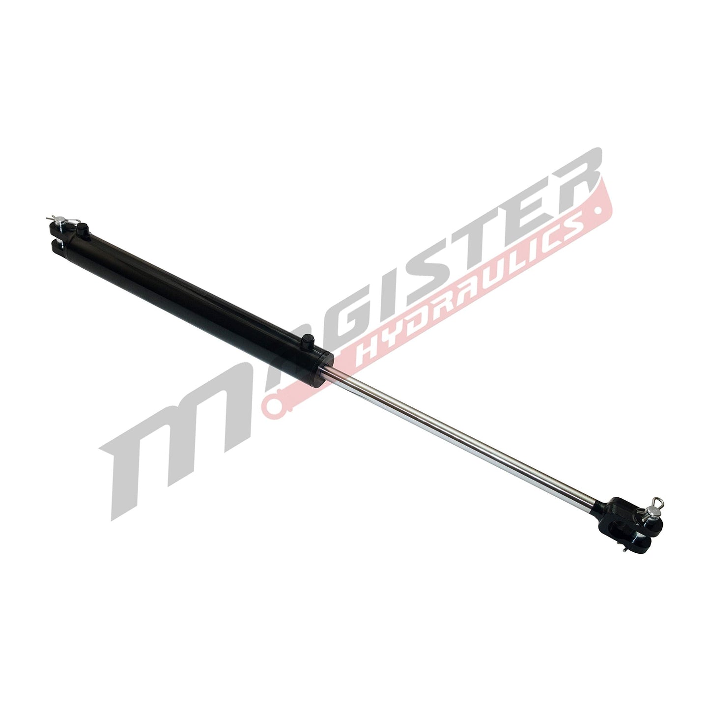 Magister Hydraulics Double Acting Hydraulic Cylinder - AG Clevis Hydraulic Cylinder 2500 PSI tie-Rod Alternative 3.5" bore 14" Stroke (3.5x14)