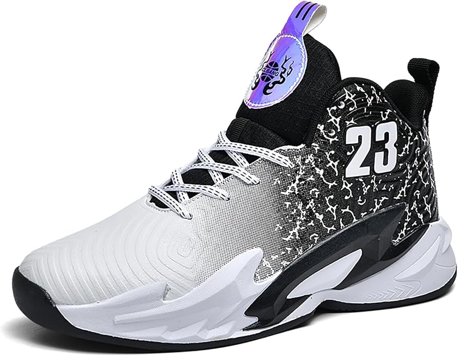 Boys Basketball Shoes Breathable Indoor Athletic Shoes Youth Outdoor Fashion Sneakers Comfortable Basketball Shoes for Girls