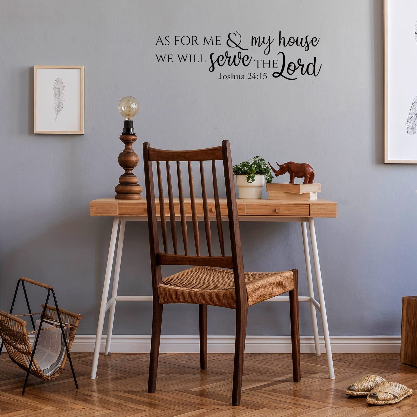 BBTO Bible Verse Wall Stickers Inspirational Quote Wall Decals Religious Motivational Scripture Sticker Peel and Stick for Bedroom Living Room Office Bathroom(Be Still)