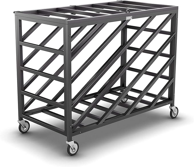 Murray Sporting Goods Premium Portable Ball Storage Locker | Basketball or Volleyball Storage Ball Cart with Wheels