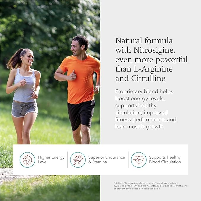 Juvenon Maximum Male BloodFlow-7 Nitric Oxide Supplement with Nitrosigine + Alpha Gold Male