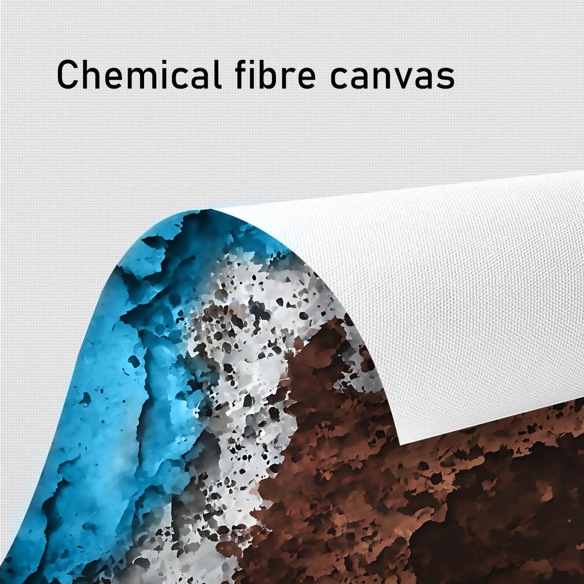 QPOKLAF Abstract Canvas Wall Art for Living Room, Brown Blue Art Posters Living Room Modern Art Decorations Set of 4 (8x10 Inch, Unframed)