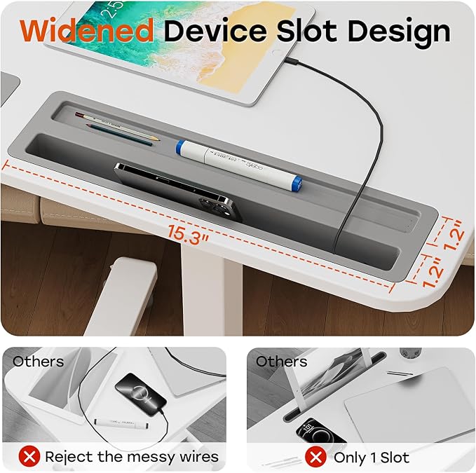 Small Mobile Standing Desk with Drawer, 23.6"x19.7" Rolling Laptop Cart on Wheels, Height Adjustable Sit Stand Computer Workstation with Storage for Compact Space, White